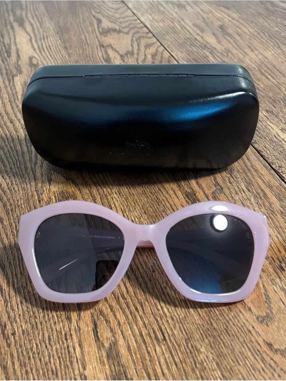 Coach | Milky Buff Pink Cat-Eye Sunglasses